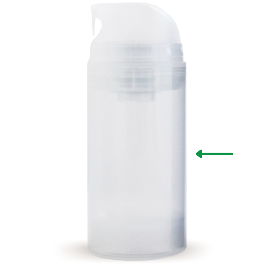 AIRLESS PUMP BOTTLE 150ML CLEAR