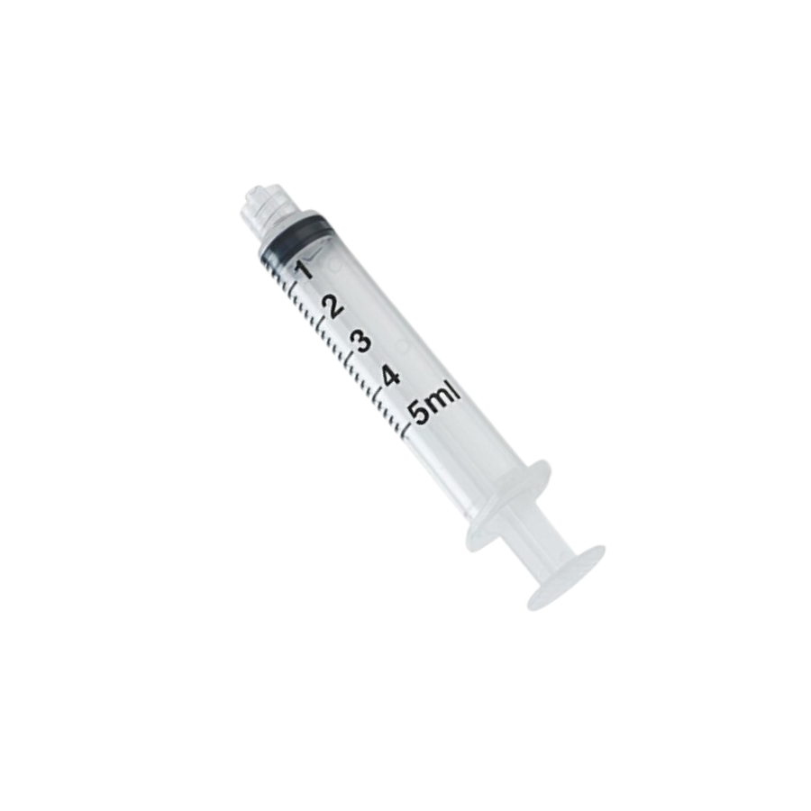 SYRINGE 5ML LUER LOCK DISPOSABLE 100 PACK