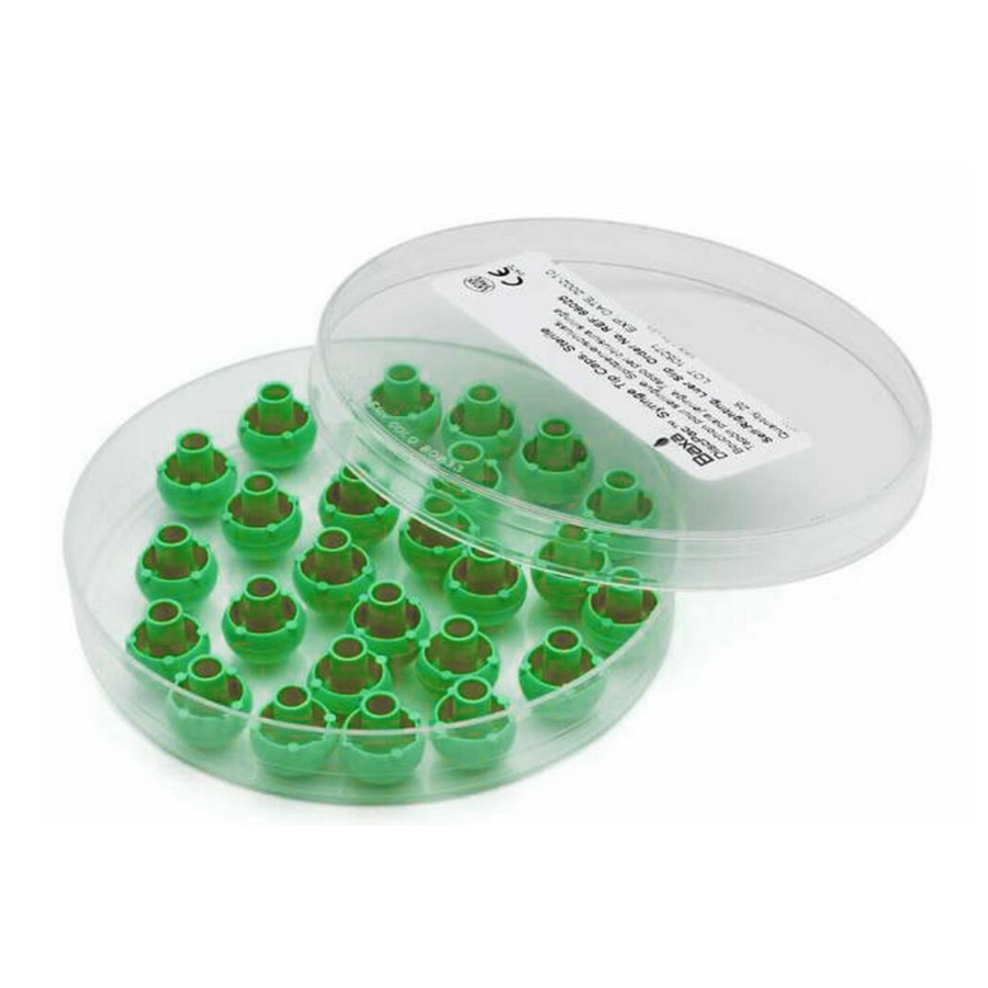 CAP DISPENSING SYRINGE ORAL TIP GREEN 100 DISC PAK